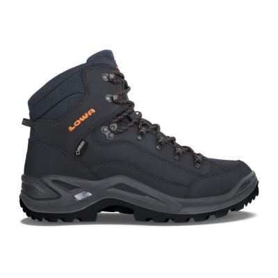 Lowa Renegade GTX Mid Heren - Wandelschoenen Donkerblauw / Oranje USVIAM807